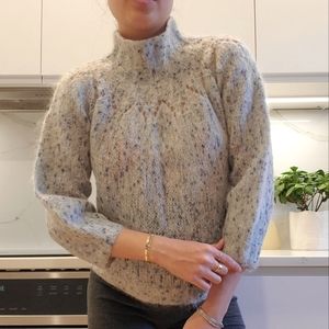 Free People wool & mohair light knit sweater